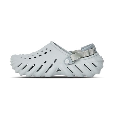 Crocs Echo Clog 男女 灰 輕量 防水 波波克駱格 洞洞鞋 卡駱馳 布希鞋 涼拖鞋 2079371FT