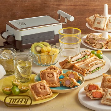 日本Toffy Quarter 熱壓三明治鬆餅機 K-HS6 兩色選擇 - 綠