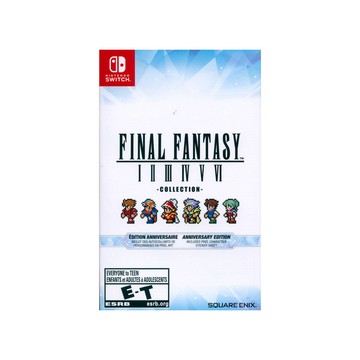 Nintendo NS Switch《最終幻想 太空戰士 像素複刻 1-6 合集 FF I-VI》中英日文美版