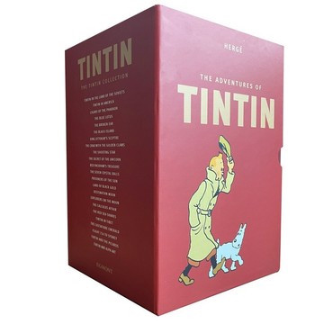 【查德書境】丁丁歷險記 英文精裝禮盒1～8 全套 The Adventures of Tintin 訂製高品版