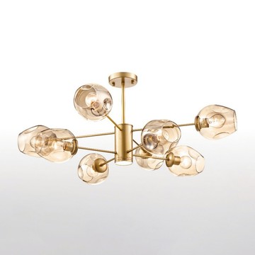 E27工業風半吸頂八燈 B102-13-63211