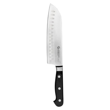 AMBROGIO SANELLI 山里尼 MAITRE 鍛造三德刀 AS-MC50018B  黑色  1個  18cm