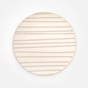 奧可利陶瓷圓盤20.5cm 灰點白