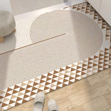玄關絲圈地墊 加大款  加大(120 x 80cm)  幾何線圈