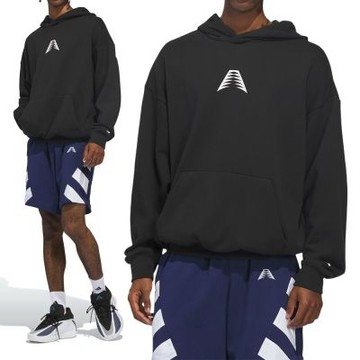 Adidas Anted Bt Hoody 男款 黑色 文字 印花 寬鬆 毛圈布 大學T 長袖 KC8460