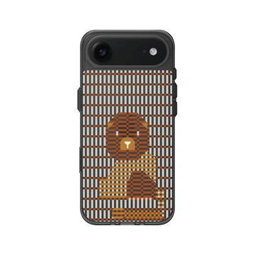 iPhone Air Clear (相機按鈕) 酷墨灰 - The Wildlife Collection 動物野境系列 - 亞洲獅 - 線條版