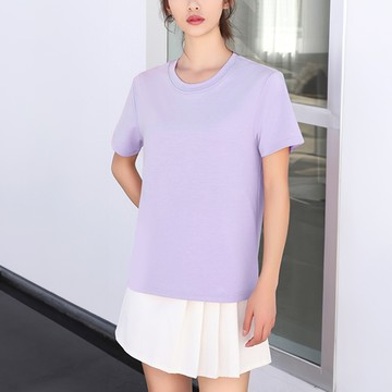 【CROSSRUNNER 希爾】7A級高效吸濕排汗輕膚涼爽中性圓領短袖T恤短版百搭寬鬆素面UPF 40+ 上衣# 118650 (現貨+預購)