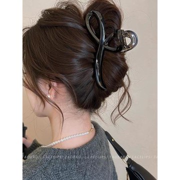 高級感氣質大號抓夾女2026新款百搭后腦勺盤發鯊魚夾發量多發夾飾