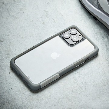 送品牌掛繩 iPhone 系列 ReNMD抗汙防摔手機殼-藤原效應灰