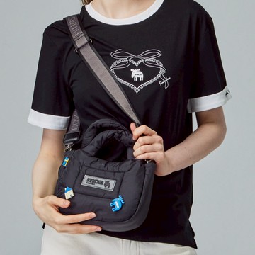 moz瑞典 駝鹿 Light 空氣 雲朵包(黑)小