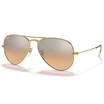 【RayBan】RB3025 001/3E#58-62mm#經典Aviator飛行員款太陽眼鏡(金 水銀粉紅)#金橘眼鏡