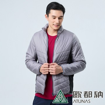 【網路專屬款】男款THERMOLITE科技纖維外套(A8GA2313M鐵灰/抗風/防潑水/輕量/戶外休閒/通勤)