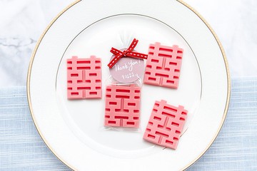 草莓大囍字巧克力(滿百份可免費印名字) 婚禮小物 二進禮 送客禮