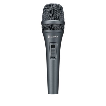 CAROL 背氣式降手握雜音動圈式麥克風 BC-720S（灰藍銀）