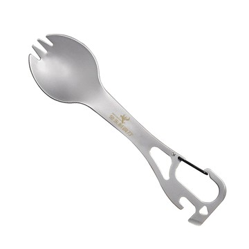 【金永利鋼刀】420不銹鋼多功能湯匙/叉子 露營餐具