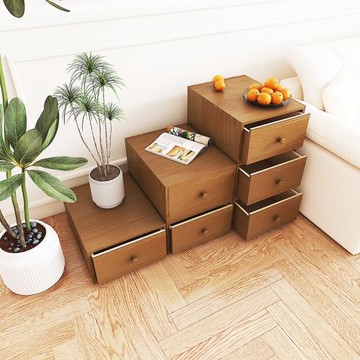 儲物箱柜子實木縫隙抽屜柜臥室組合大號定 制整理柜抽屜式木箱子