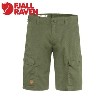 【Fjallraven 小狐狸 男 Ruaha G1000 Lite 短褲《月桂綠》】F81188/登山褲/健行褲/休閒褲