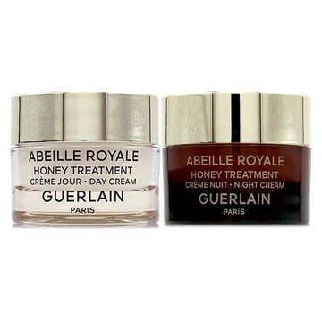 GUERLAIN嬌蘭 皇家蜂王乳蜂蜜修護白霜6ml + 黑霜6ml (全新改版)