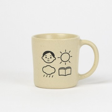 Noritake A BOOK DAY 馬克杯 C（白）