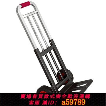 【全網低價 可打統編】行李手拉車折疊便攜手推車搬運車家用拉貨載重王拉桿小拖車小推車