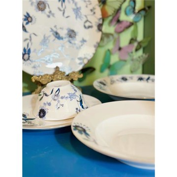 《青鳥》亞洲時代作品 骨瓷餐具 飯碗 湯盤 平盤