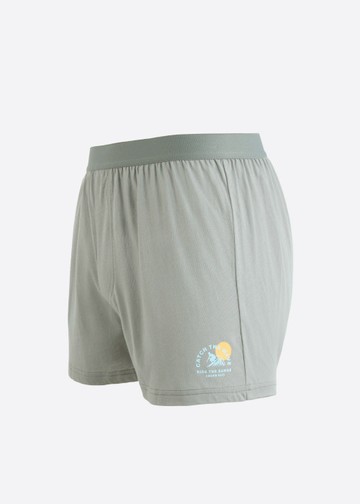 男款_Freedom．不開襟純棉寬鬆四角內褲(礁石灰-乘風破浪)