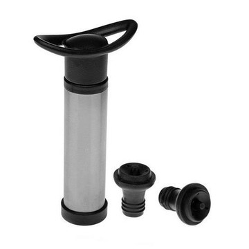 【VERSA】抽真空器+瓶塞2入(銀)