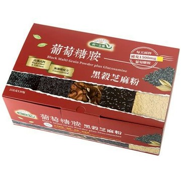 隔日配 統一生機 葡萄糖胺黑穀芝麻粉 25g*30包(盒)@