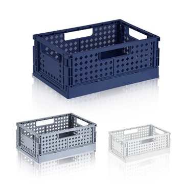 【蝦皮直營】摺疊收納籃 桌面收納籃 多功能折疊收納籃 收納箱 置物籃 收納盒 整理箱 野餐籃SN0137