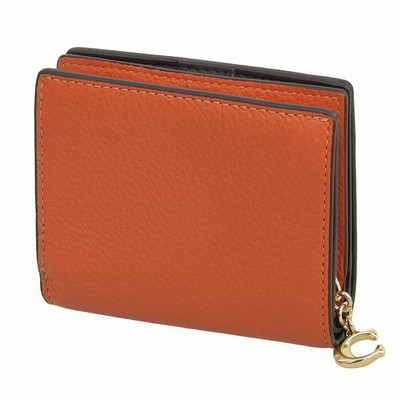 COACH - コーチ 長財布 シグネチャー柄 オレンジの通販 by