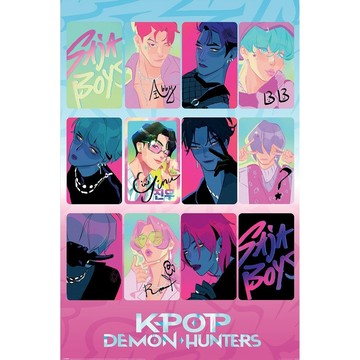【Kpop 獵魔女團】Saja Boys 光與暗 英國進口海報