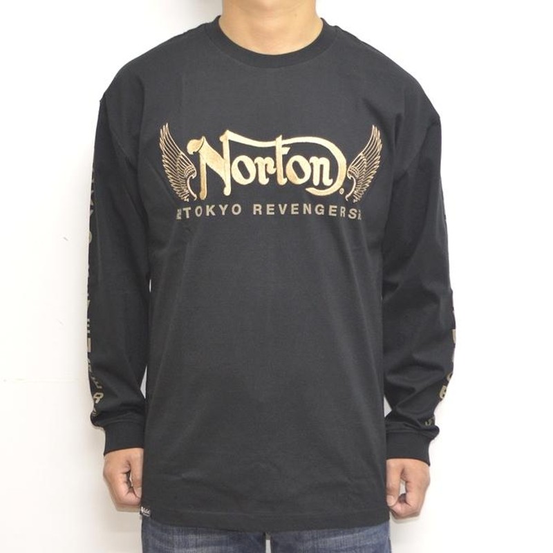 ノートン Norton 東京リベンジャーズ 221N1109 長袖Tシャツ ロンT 場地