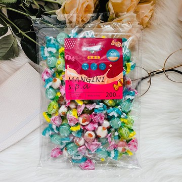 義大利 MANGINI 馬基尼 草莓/薄荷/檸檬 綜合糖200g｜全店$199免運