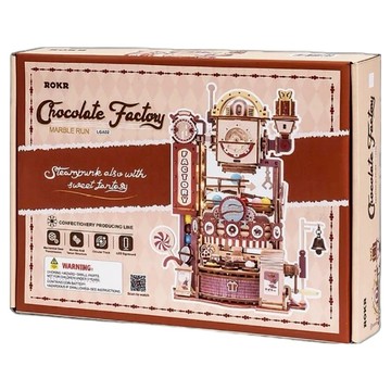 ROKR 立體木製組裝模型 巧克力工廠 LGA02  1個