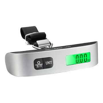 EDISH 手持行李秤 銀色 輕巧便攜 精準測量  1個