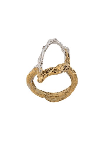 LOVENESS LEE - Acacia abstract ring - women - Gold Plated Silver - 6