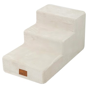 REDPUPPY Pongpla Bubble 寵物階梯 3層  70 x 38 x 36 cm  象牙白  1個