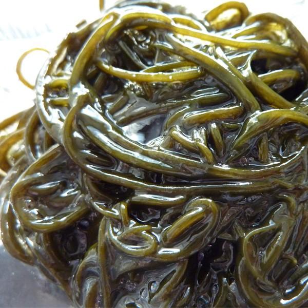 新潟 佐渡産 天然 岩もずく 500g（塩蔵モズク）