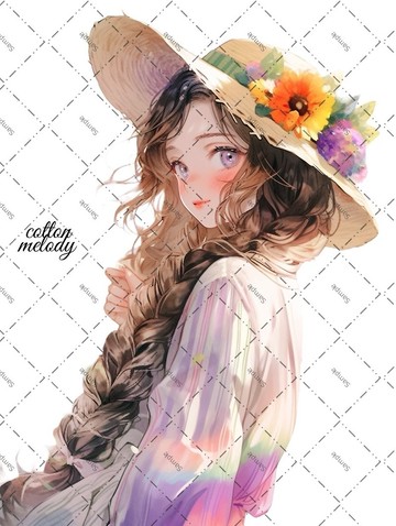 原廠貼紙 no.1786 人物貼紙 原創貼紙 原創人物貼紙 裝飾貼紙 棉旋律