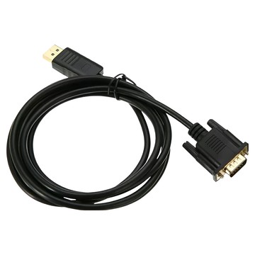 UniSync DisplayPort公轉VGA公鍍金頭連接線 支援1920x1080解析度  1.8m  1條