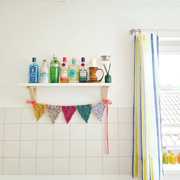 毛線三角旗幟  掛旗