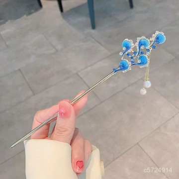 💗精選暢銷💗古風流蘇髮簪盤髮高級新款漢服頭飾簡約髮釵現代中式步搖配飾簪子