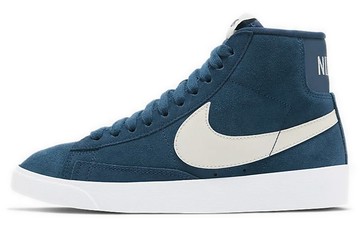 WMNS NIKE BLAZER MID VINTAGE SUEDE BLUE WHITE