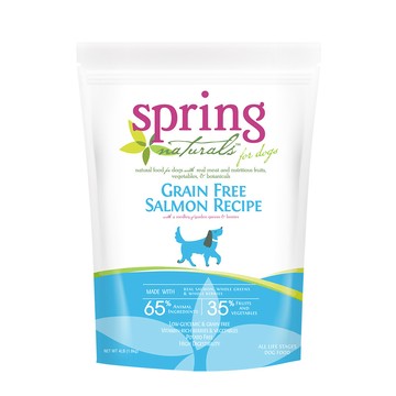 Spring Natural 【s 】無穀滋養鮭魚 全齡犬 天然寵物食譜 狗飼料 狗糧_4磅