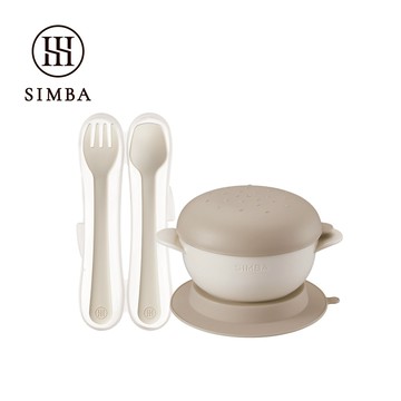 小獅王辛巴 美味漢堡兒童餐具組