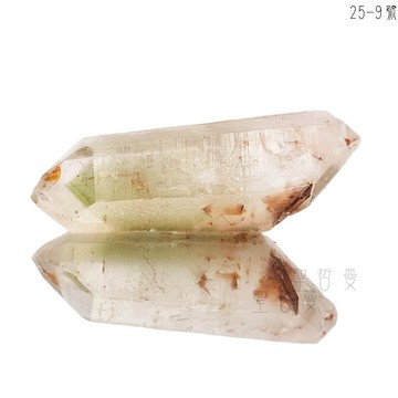 🍀巴西綠幽靈25-9號 水晶與綠泥石共生 Chlorite Quartz ~豐盛顯化之力無限