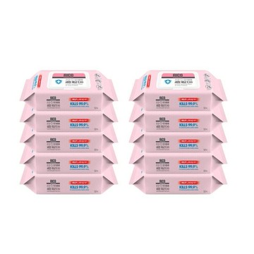 【安琪兒婦嬰百貨】韓國 RICO baby 抗菌濕巾50抽-10入/箱