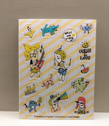 阿蕉 - 角色透明貼紙