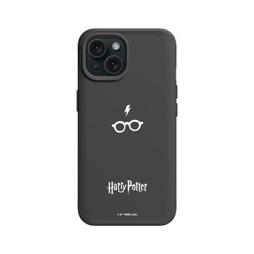 iPhone 15 SolidX 黑 - 哈利波特 Harry Potter - 閃電與眼鏡圖案