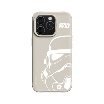 iPhone 16 Pro SolidX 貝殼灰 - 迪士尼-星際大戰 Star Wars - 星際大戰 – 風暴兵白線條